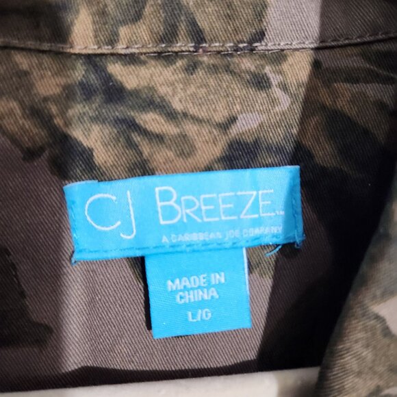 CJ Breeze Jacket Womens Large Camouflage Floral Button-Up - Picture 2 of 14